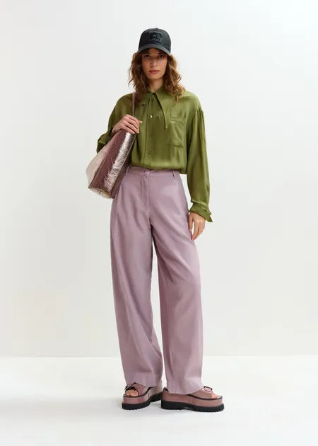 Essentiel Antwerp - Jordana Oversized Tie Collar Shirt
