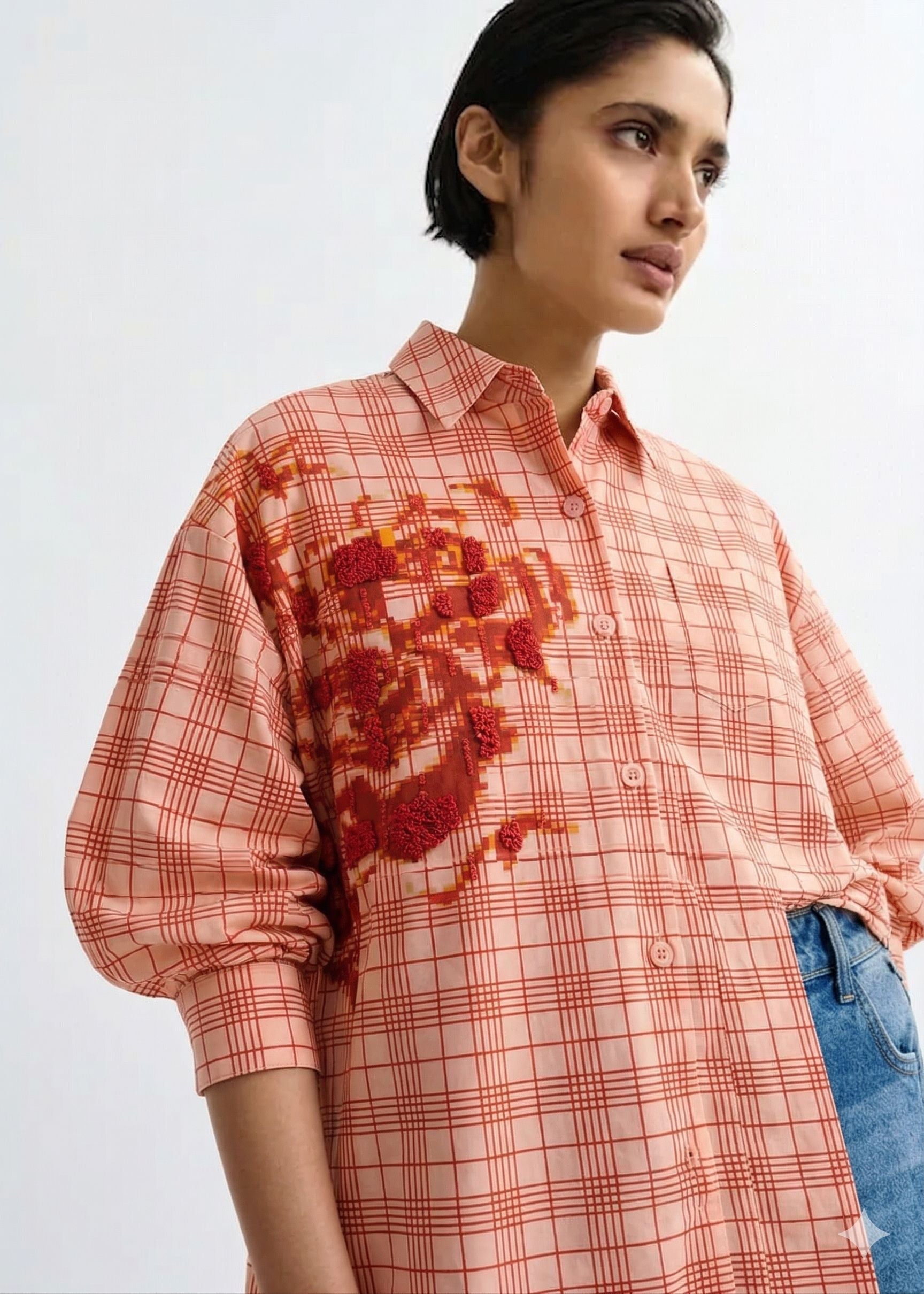 Essentiel Antwerp - Jubilee Checked Oversized Shirt