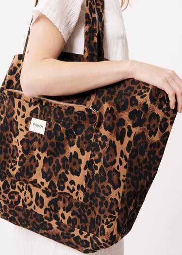 FRNCH - Vida Leopard Tote Bag