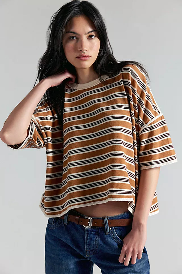 Free People - Clean Rugby Tee
