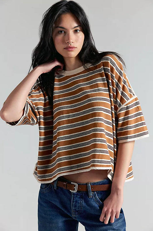 Free People - Clean Rugby Tee