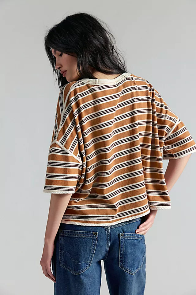 Free People - Clean Rugby Tee