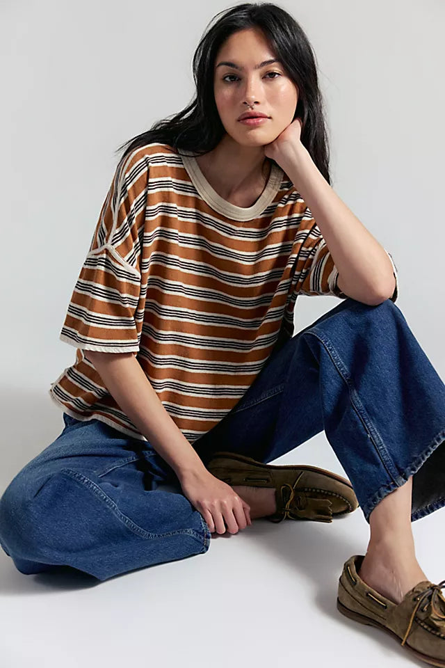 Free People - Clean Rugby Tee