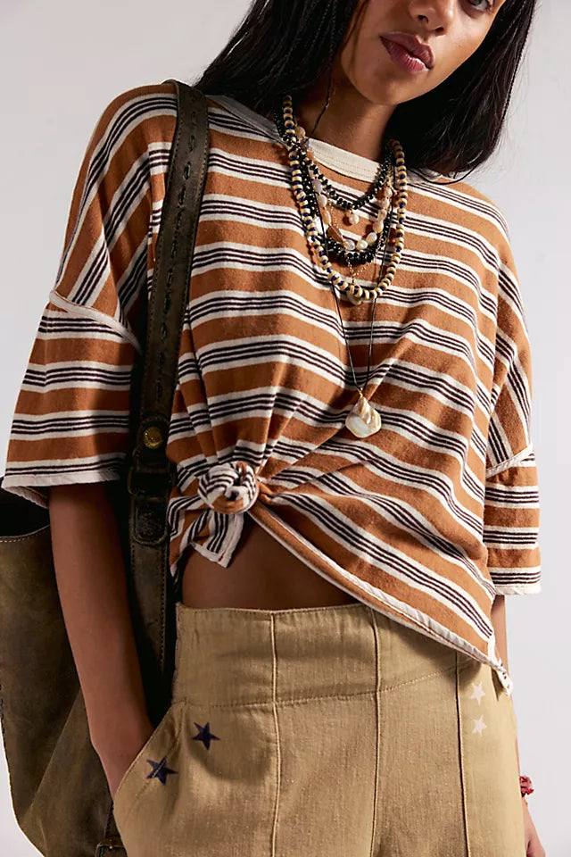 Free People - Clean Rugby Tee