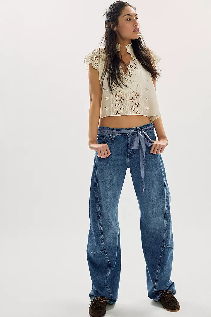 Free People - Fable Twisted Seam Jeans