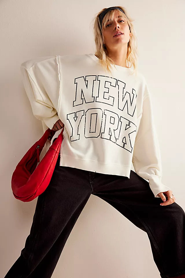 Free People - Graphic Camden Pullover