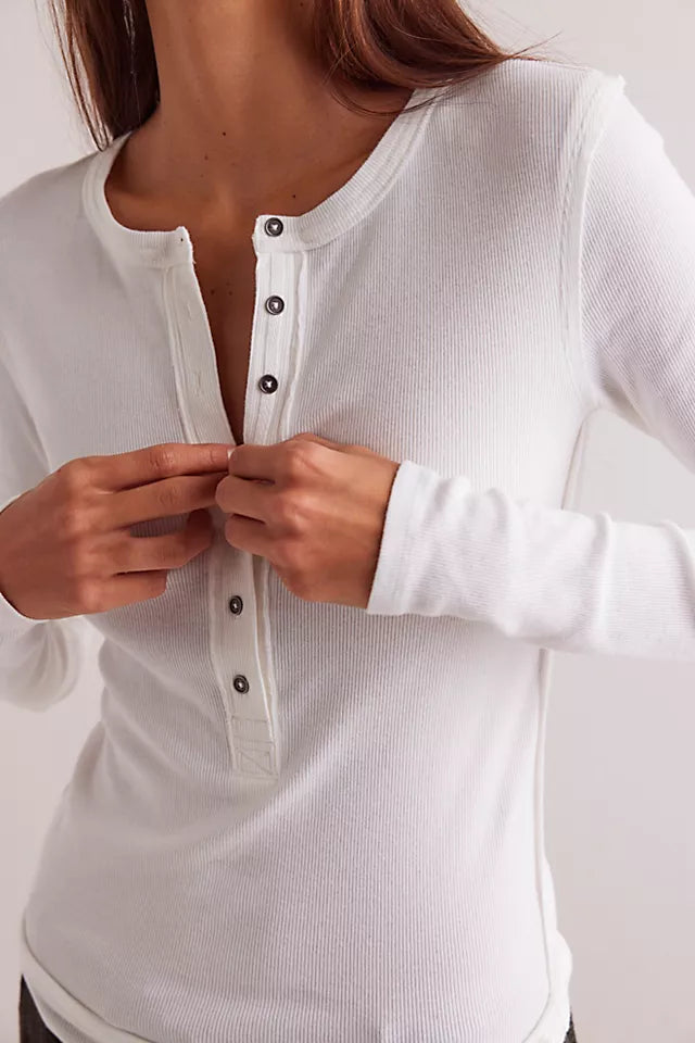 Free People - Jamie Henley Long Sleeve Tee