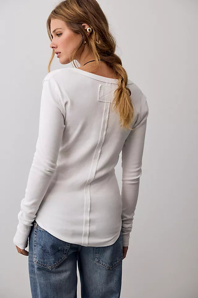 Free People - Jamie Henley Long Sleeve Tee