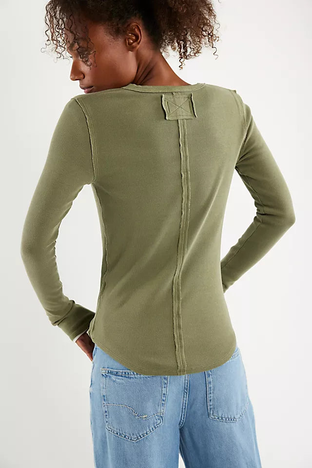 Free People - Jamie Henley Long Sleeve Tee