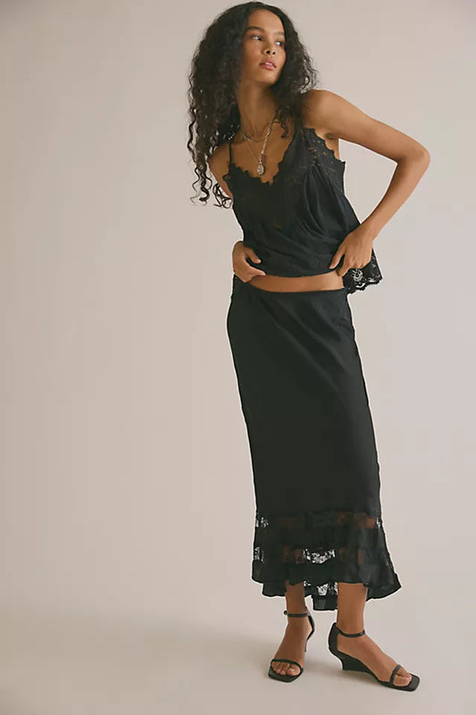 Free People - Long Lost Lover Slip Skirt