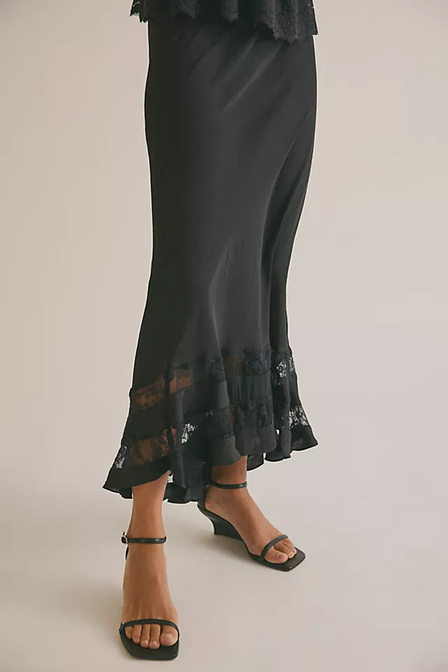 Free People - Long Lost Lover Slip Skirt