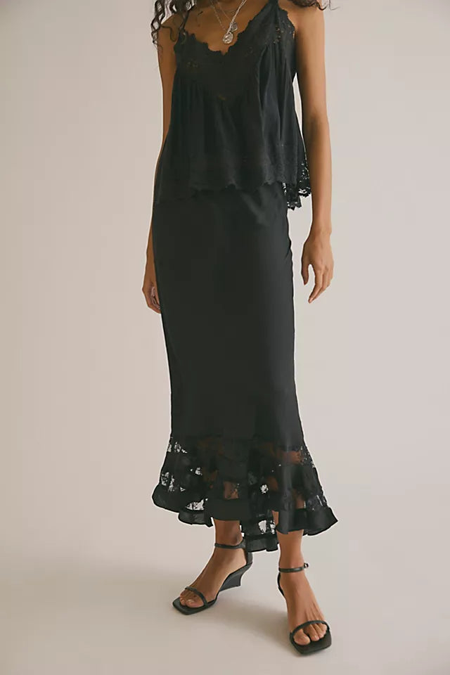 Free People - Long Lost Lover Slip Skirt