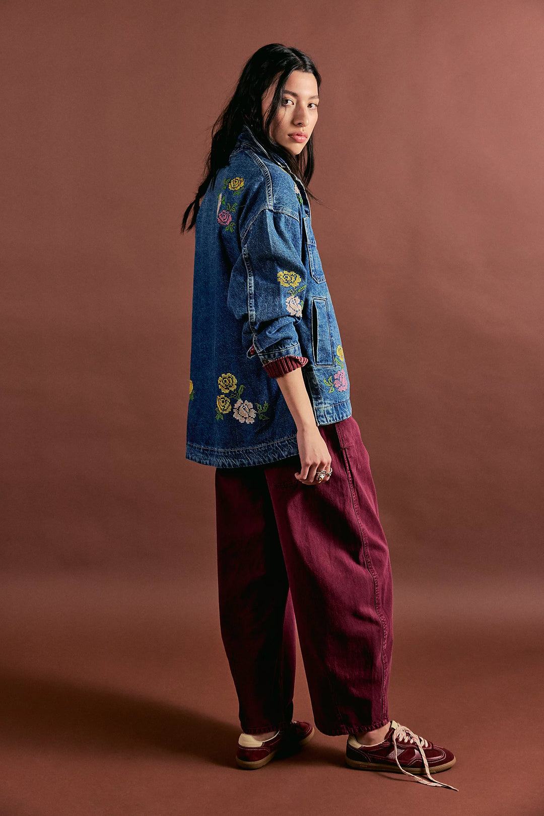Free People - Madison City Embroidered Jacket
