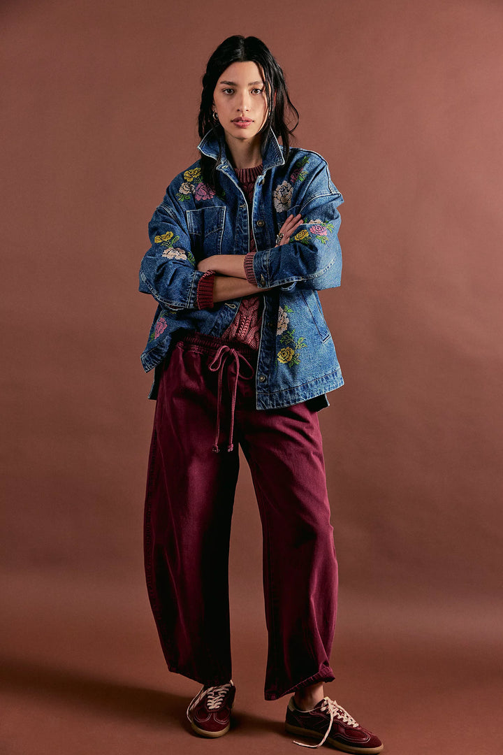 Free People - Madison City Embroidered Jacket