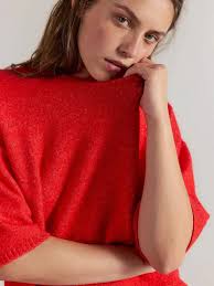 Free People - Margot Sweater Tee in Cherry Pop