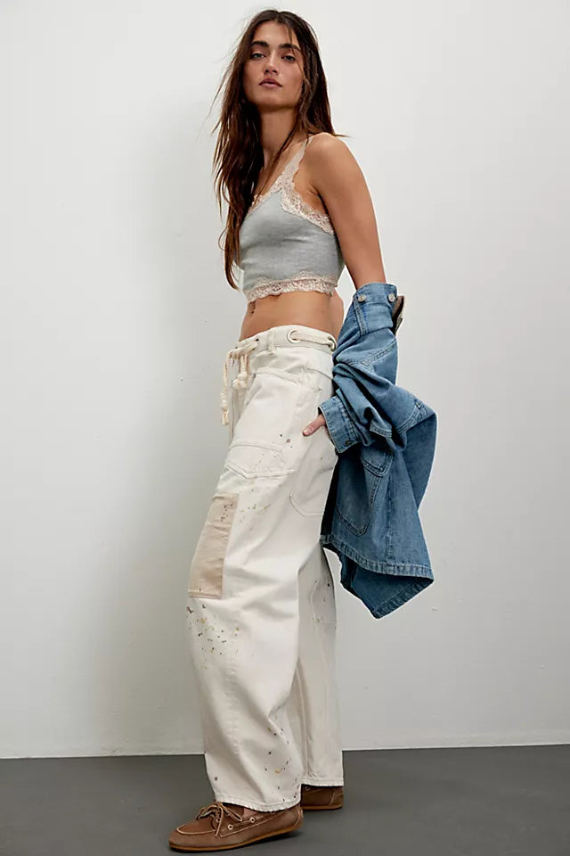 Free People - Moxie Low Slung Pull On Pant