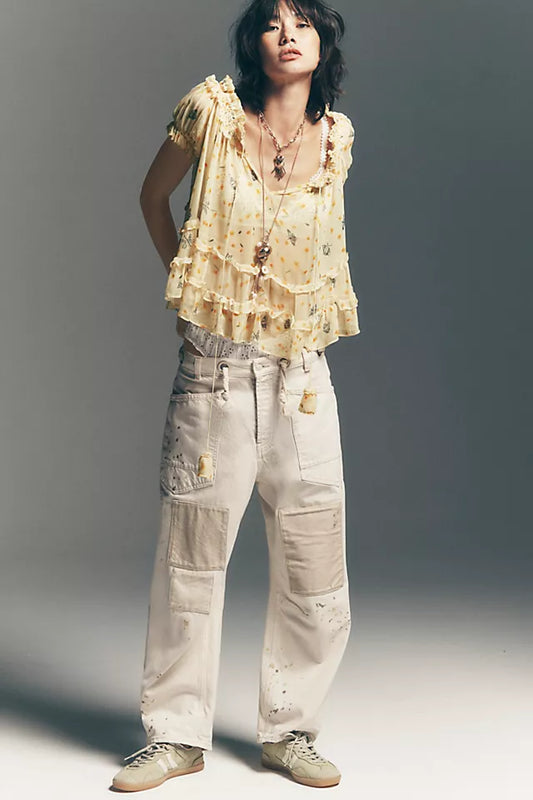 Free People - Moxie Low Slung Pull On Pant