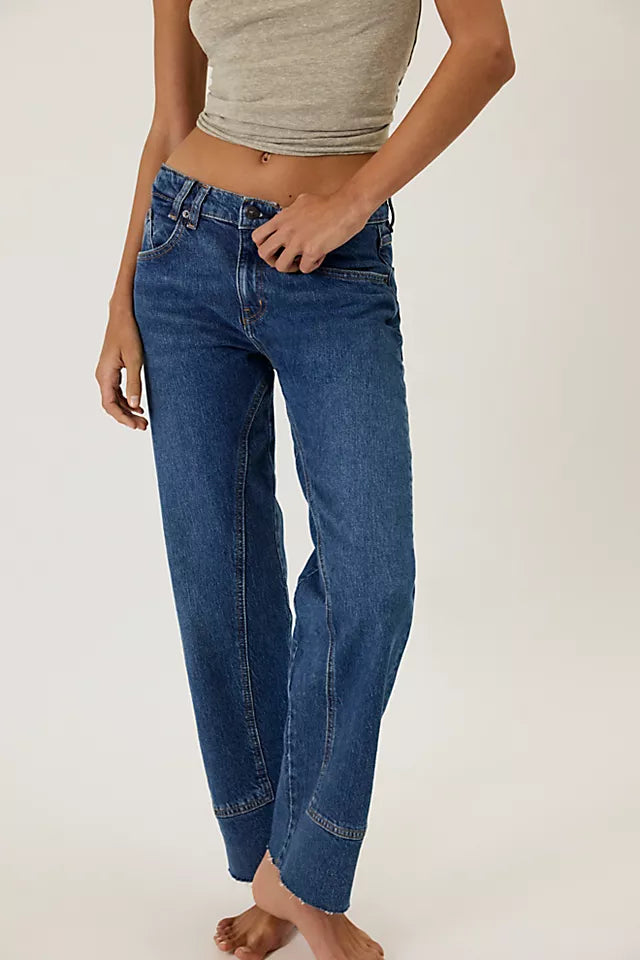 Free People - Risk Taker Mid Rise Jeans