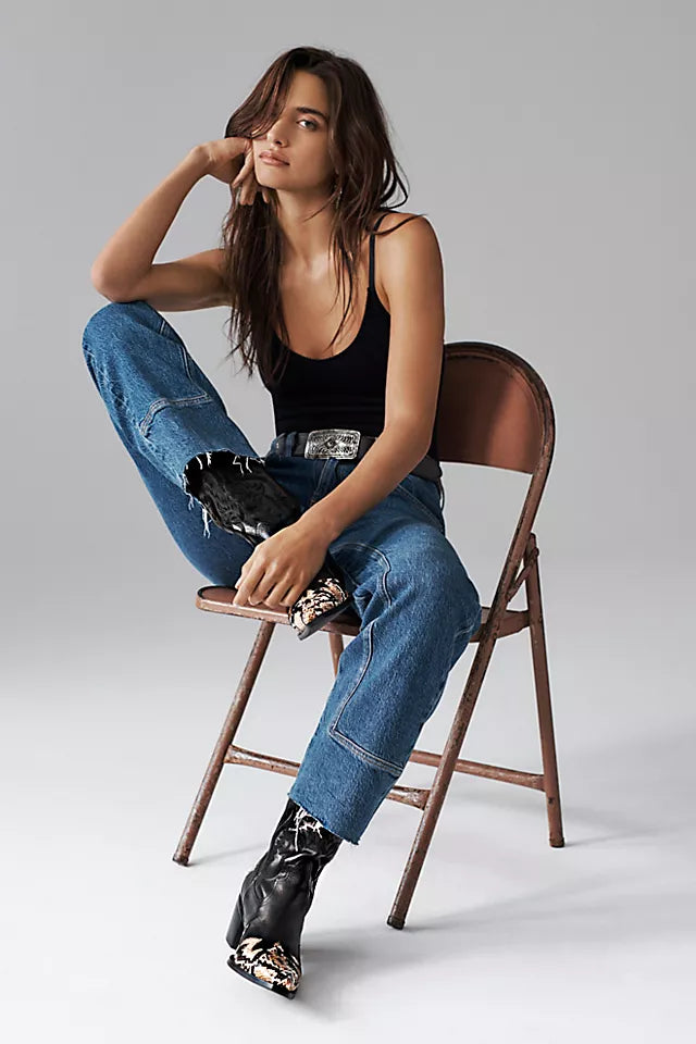 Free People - Risk Taker Mid Rise Jeans