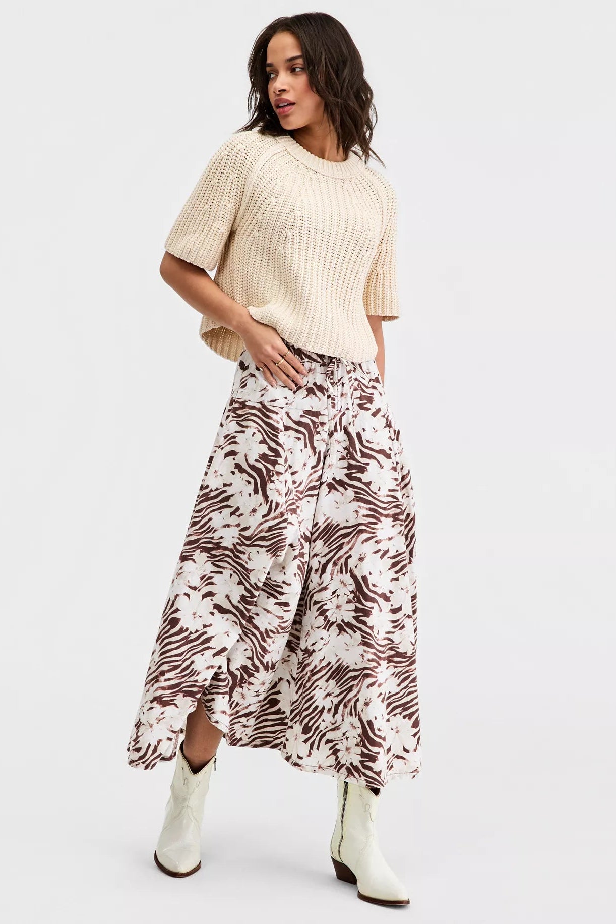 Free People - Zephyr Bustle Convertible Skirt