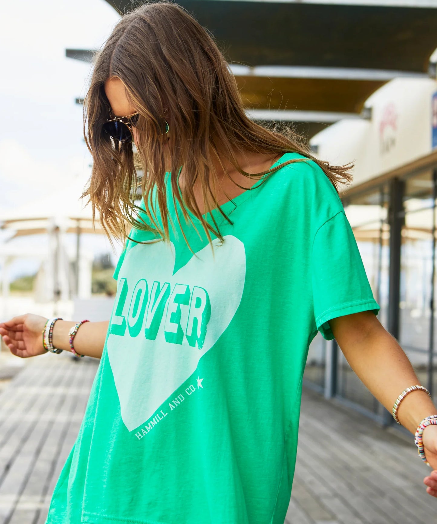 Hammill & Co - Vintage Wash Lover Heart Tee