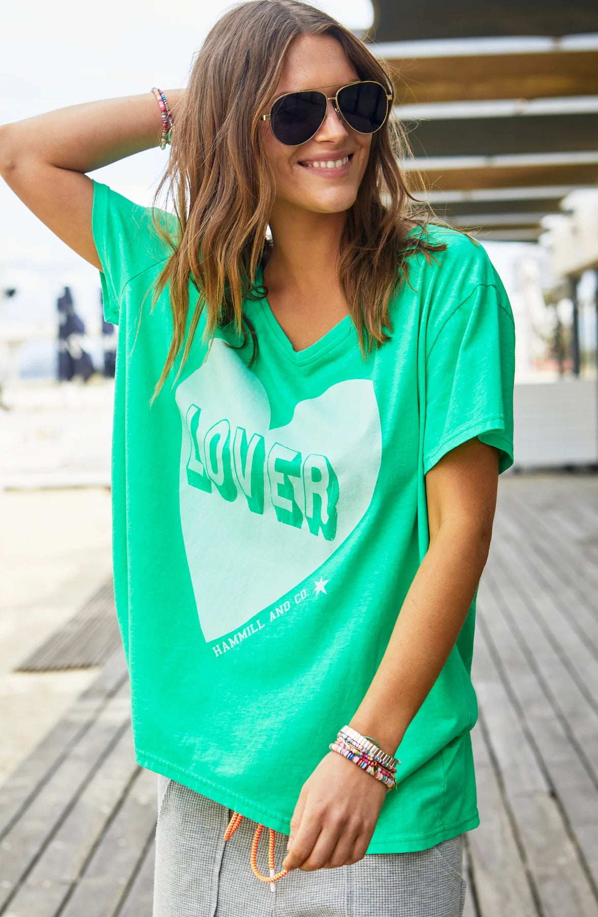 Hammill & Co - Vintage Wash Lover Heart Tee