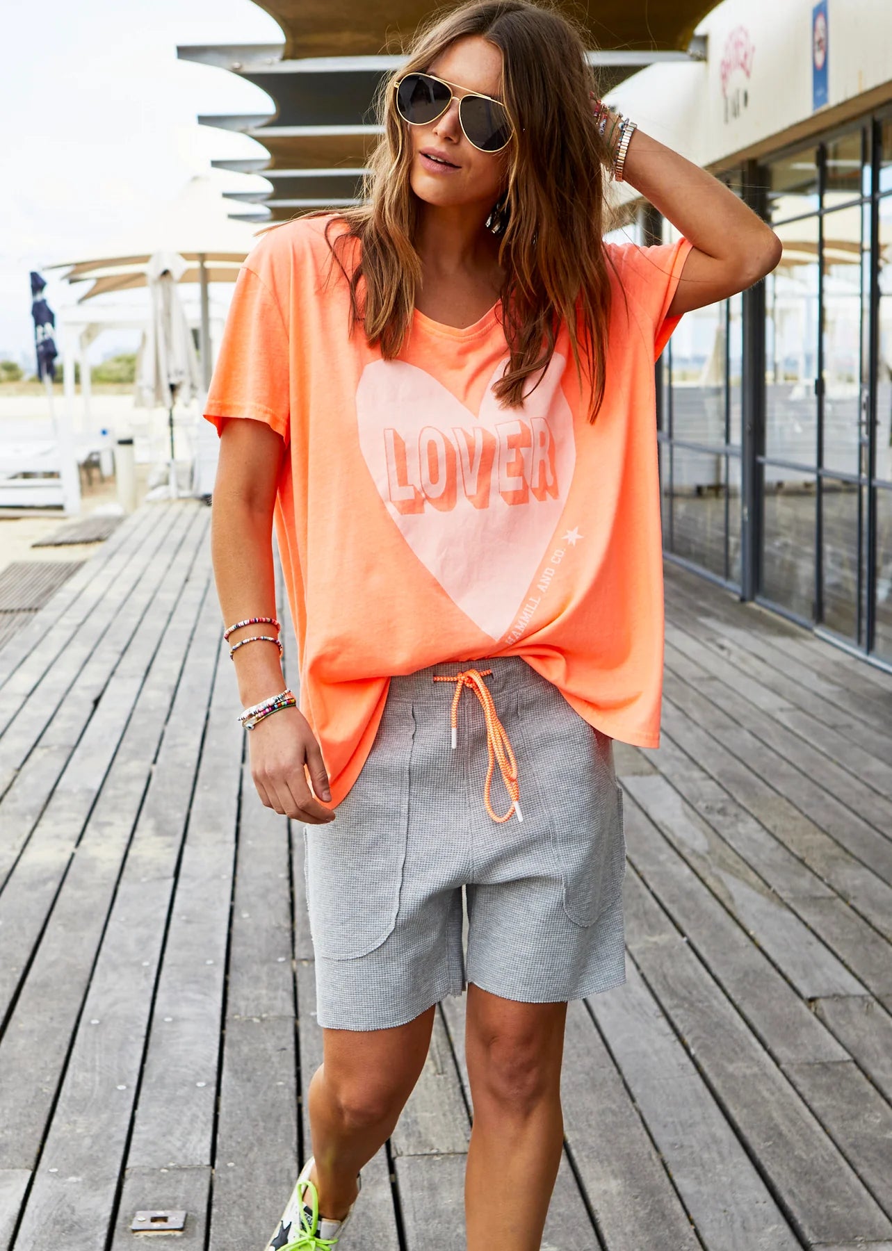 Hammill & Co - Vintage Wash Lover Heart Tee