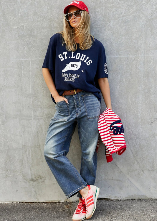 Hammill & Co - St Louis T-shirt Navy