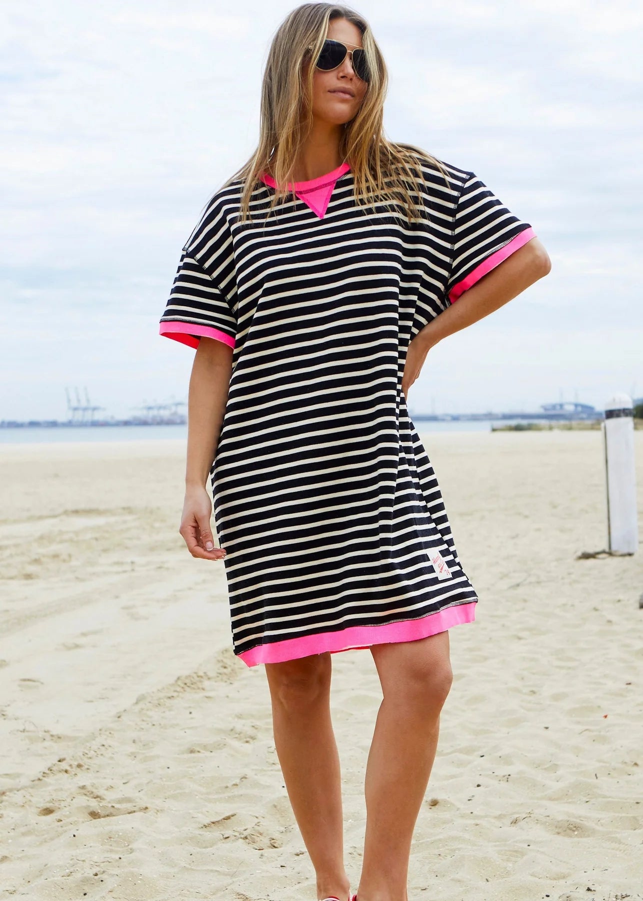 Hammill & Co - Stripe Beach Dress