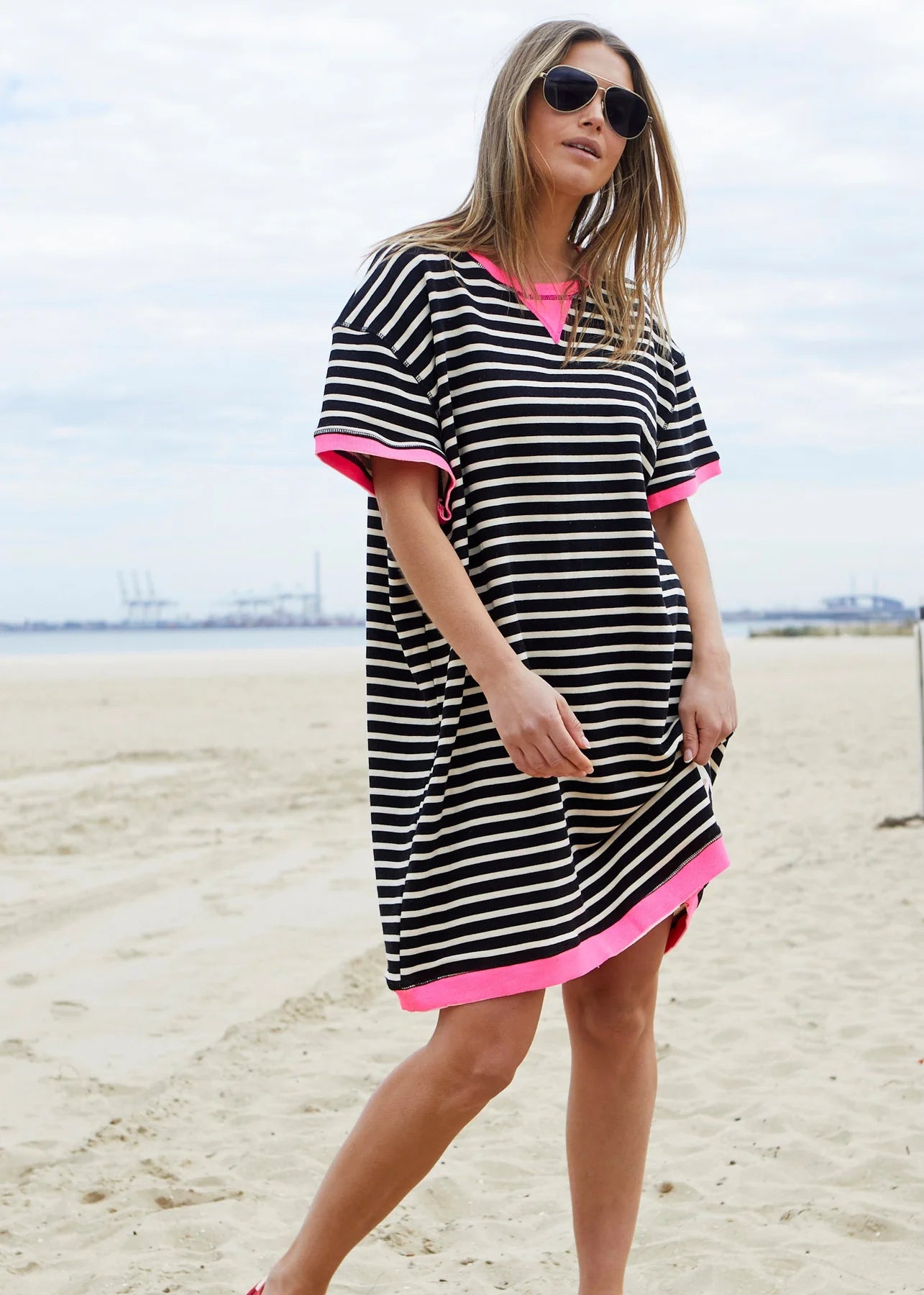 Hammill & Co - Stripe Beach Dress
