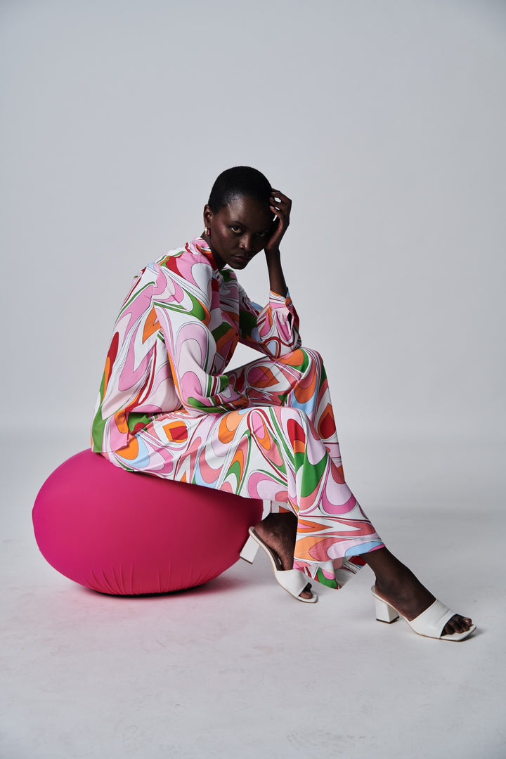 Herzens - Begonia Print Blouse