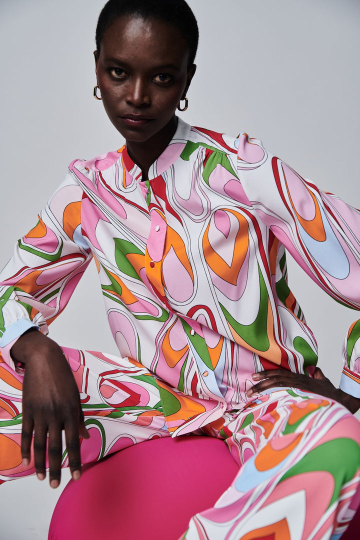Herzens - Begonia Print Blouse