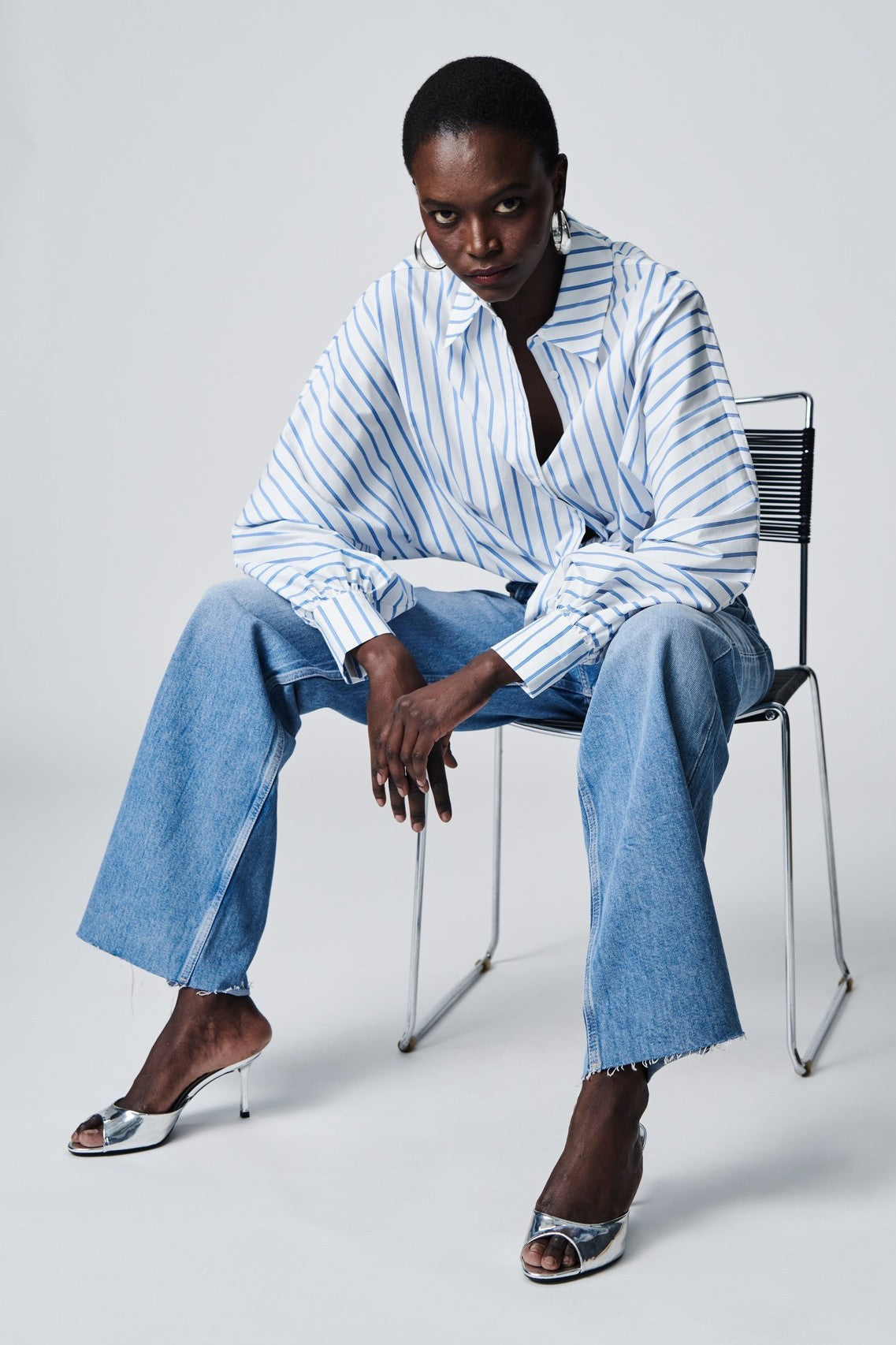 Herzens - Classic Striped Cotton Shirt