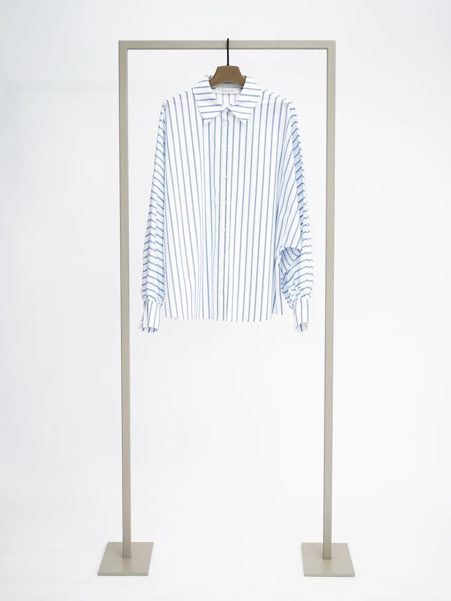 Herzens - Classic Striped Cotton Shirt