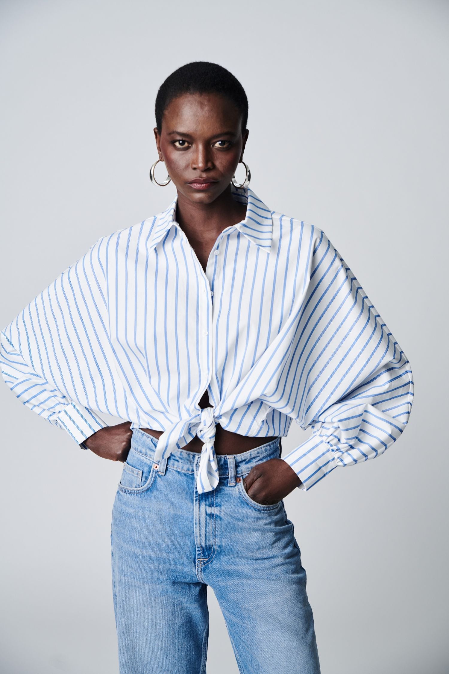 Herzens - Classic Striped Cotton Shirt