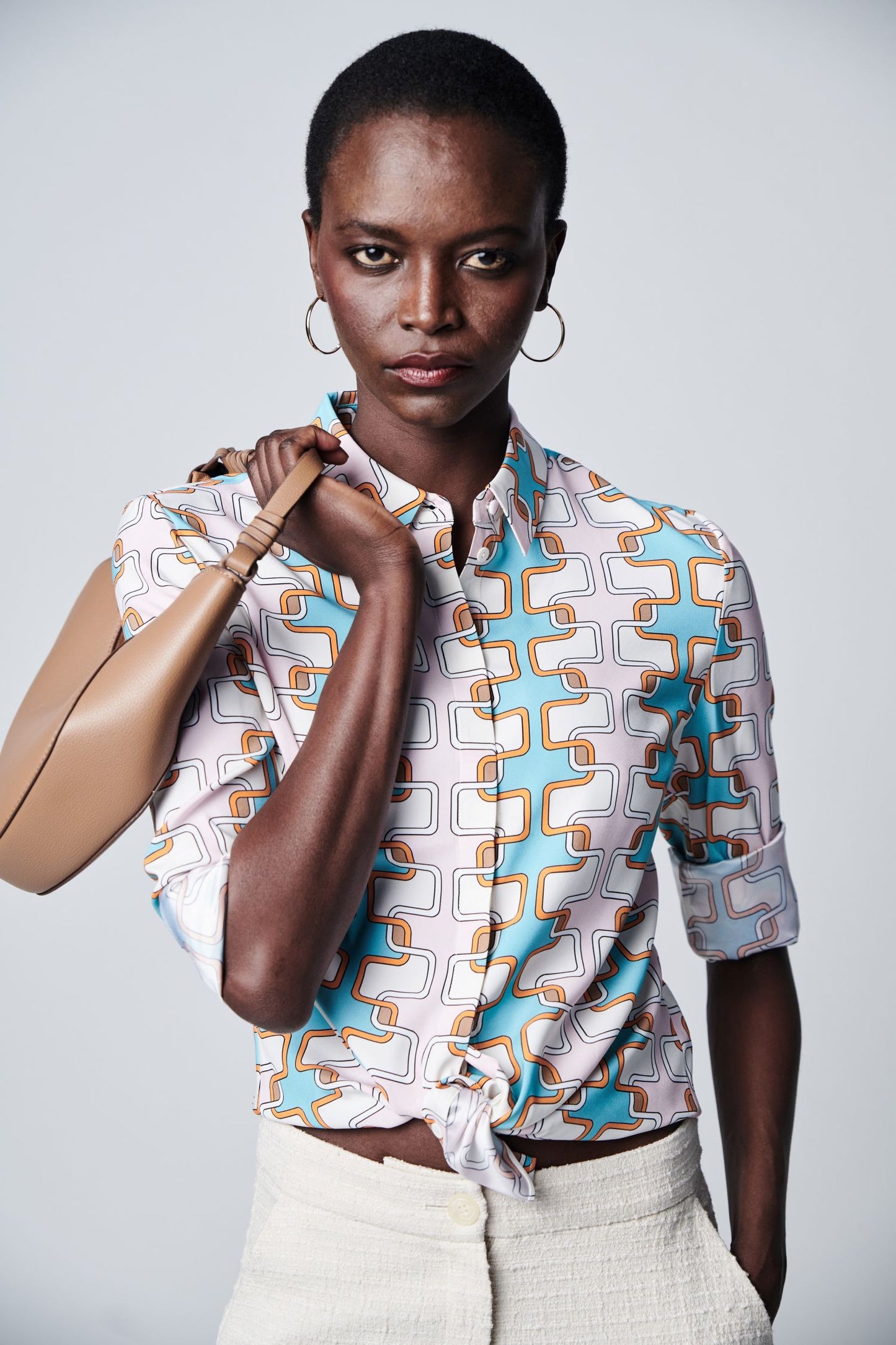 Herzens - Graphic Print Blouse