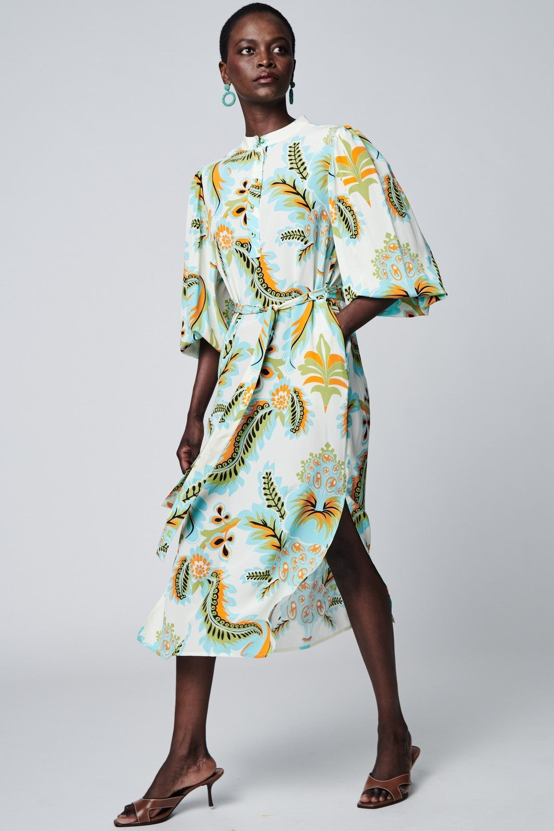Herzens - Silk Print Dress