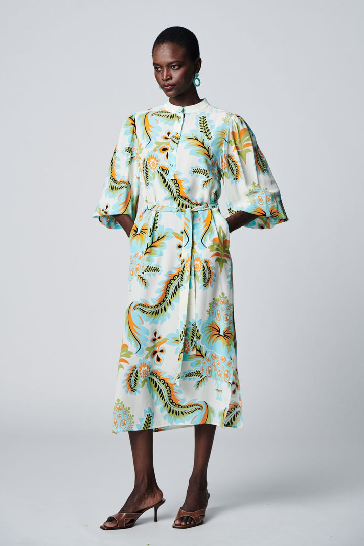 Herzens - Silk Print Dress