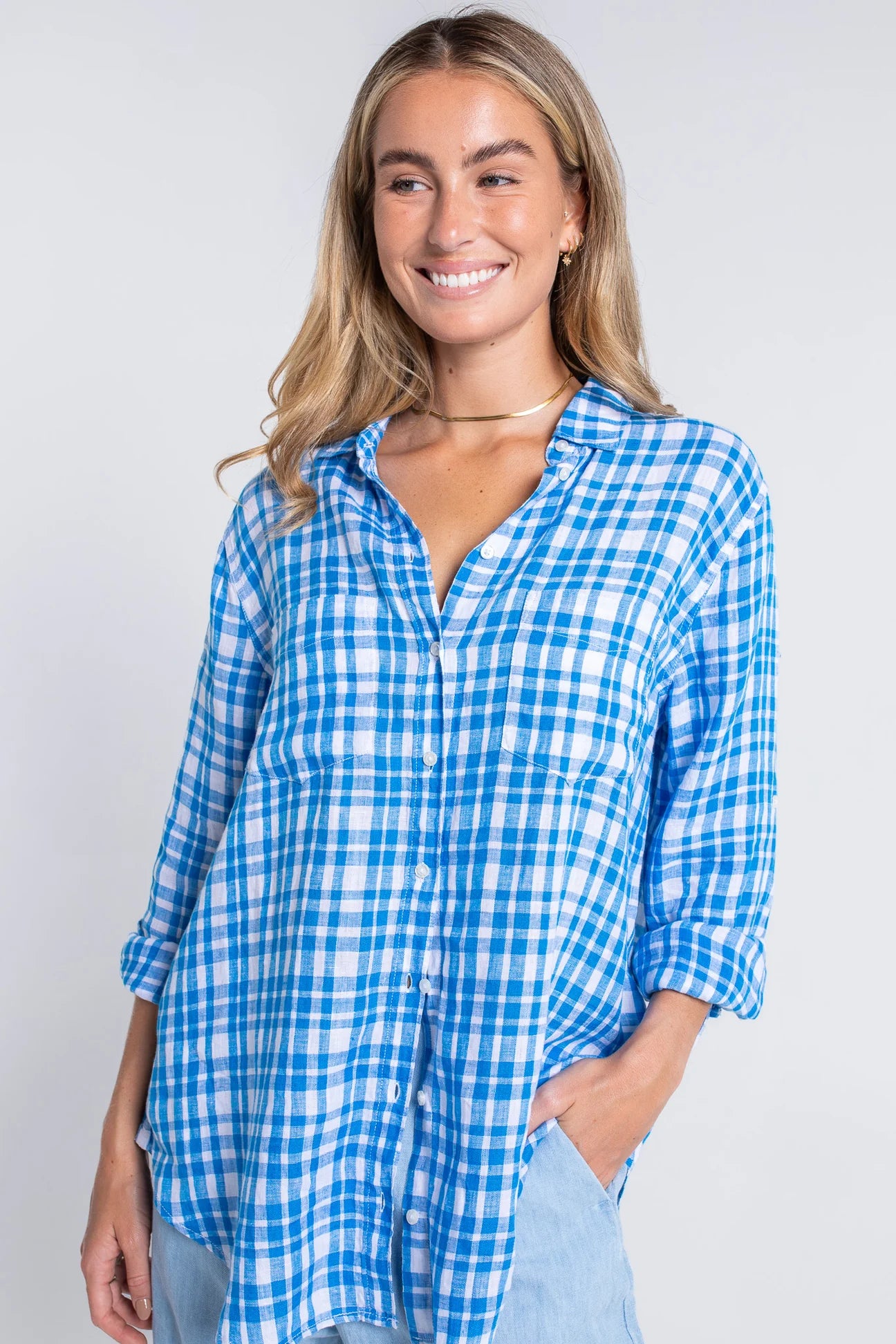 Hut - Boyfriend Linen Shirt