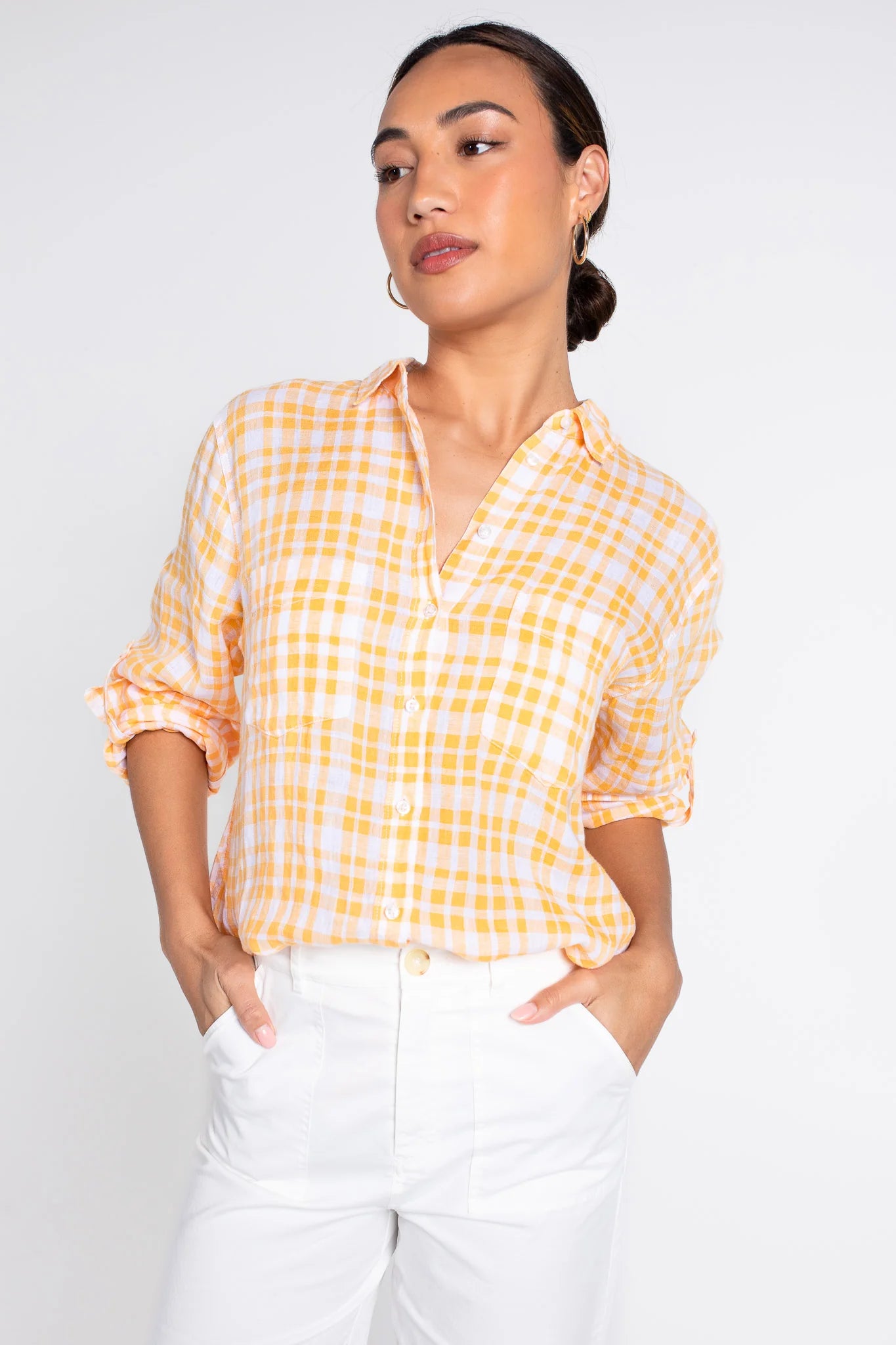 Hut - Boyfriend Linen Shirt