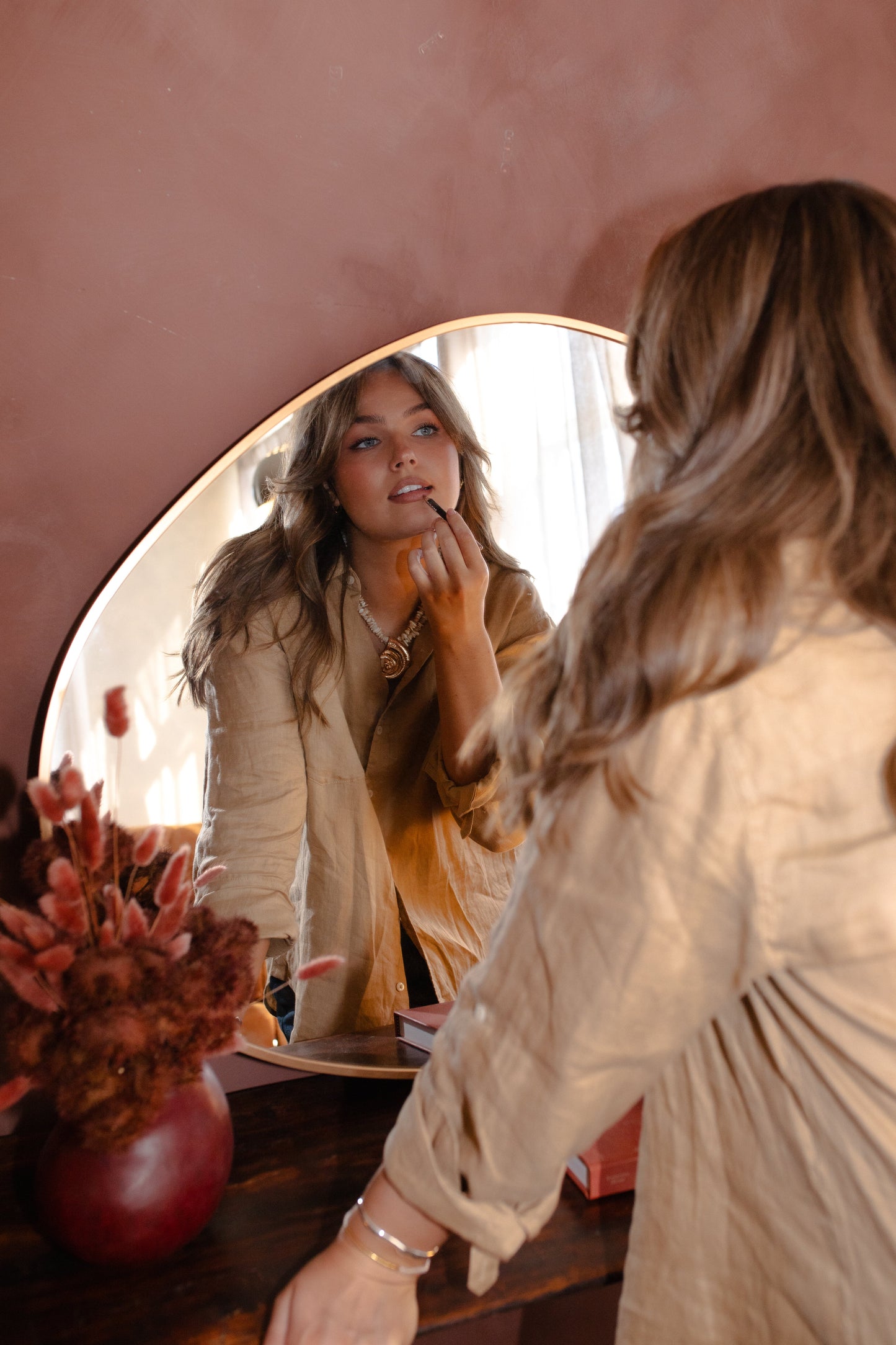 Hut - Boyfriend Linen Shirt Tan