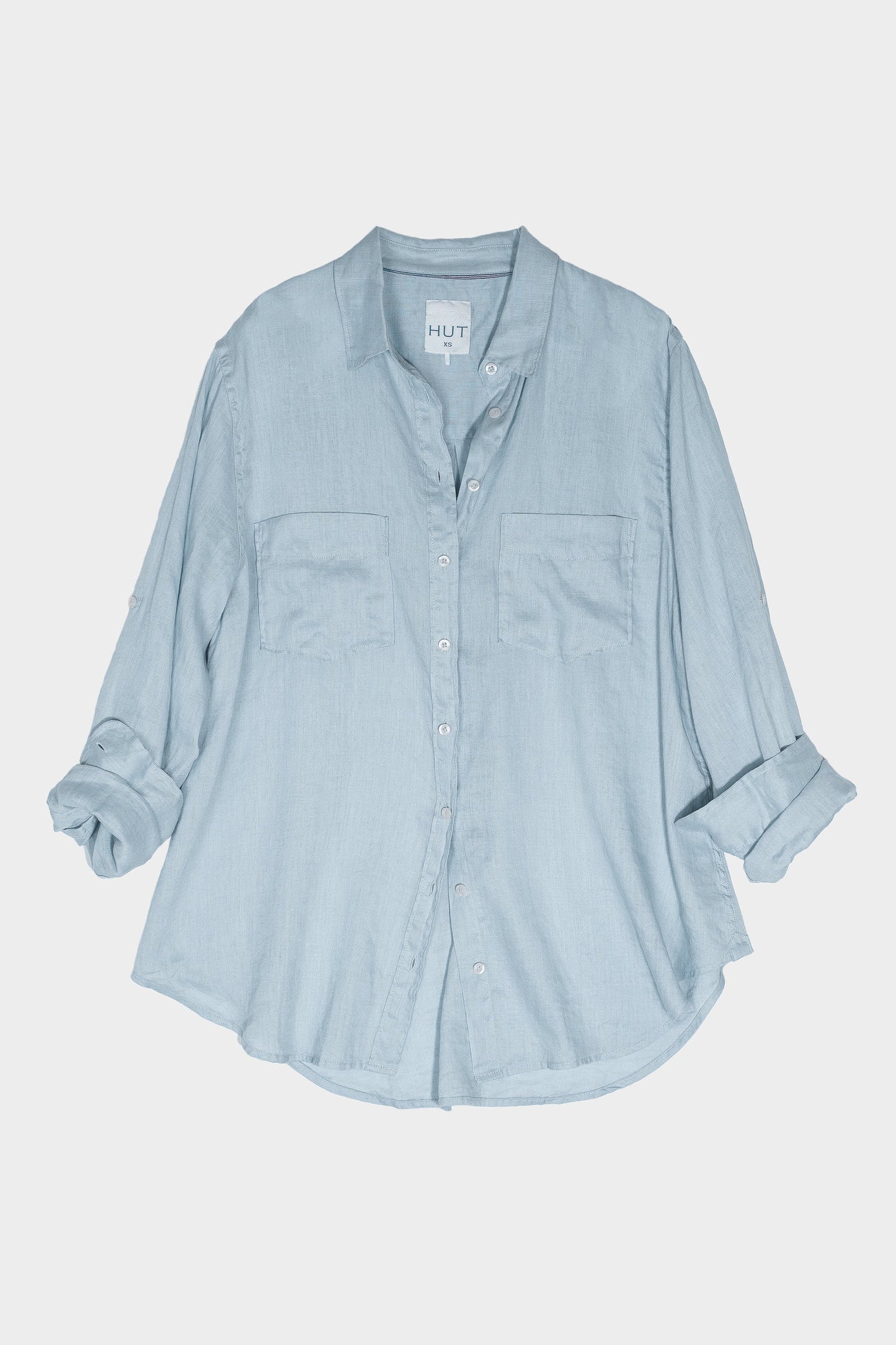 Hut - Boyfriend Shirt Breeze Blue