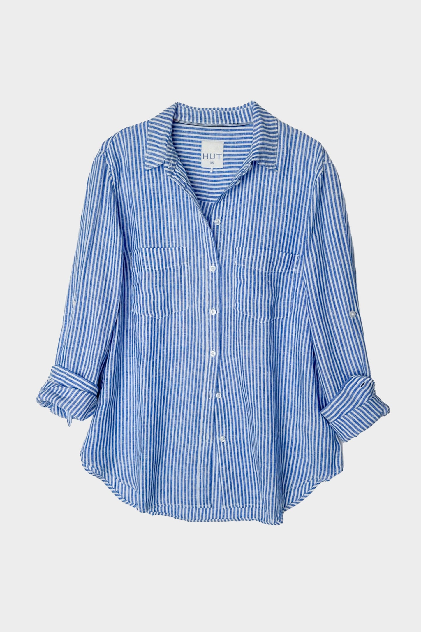 Hut - Boyfriend Shirt Electric Blue Chambray