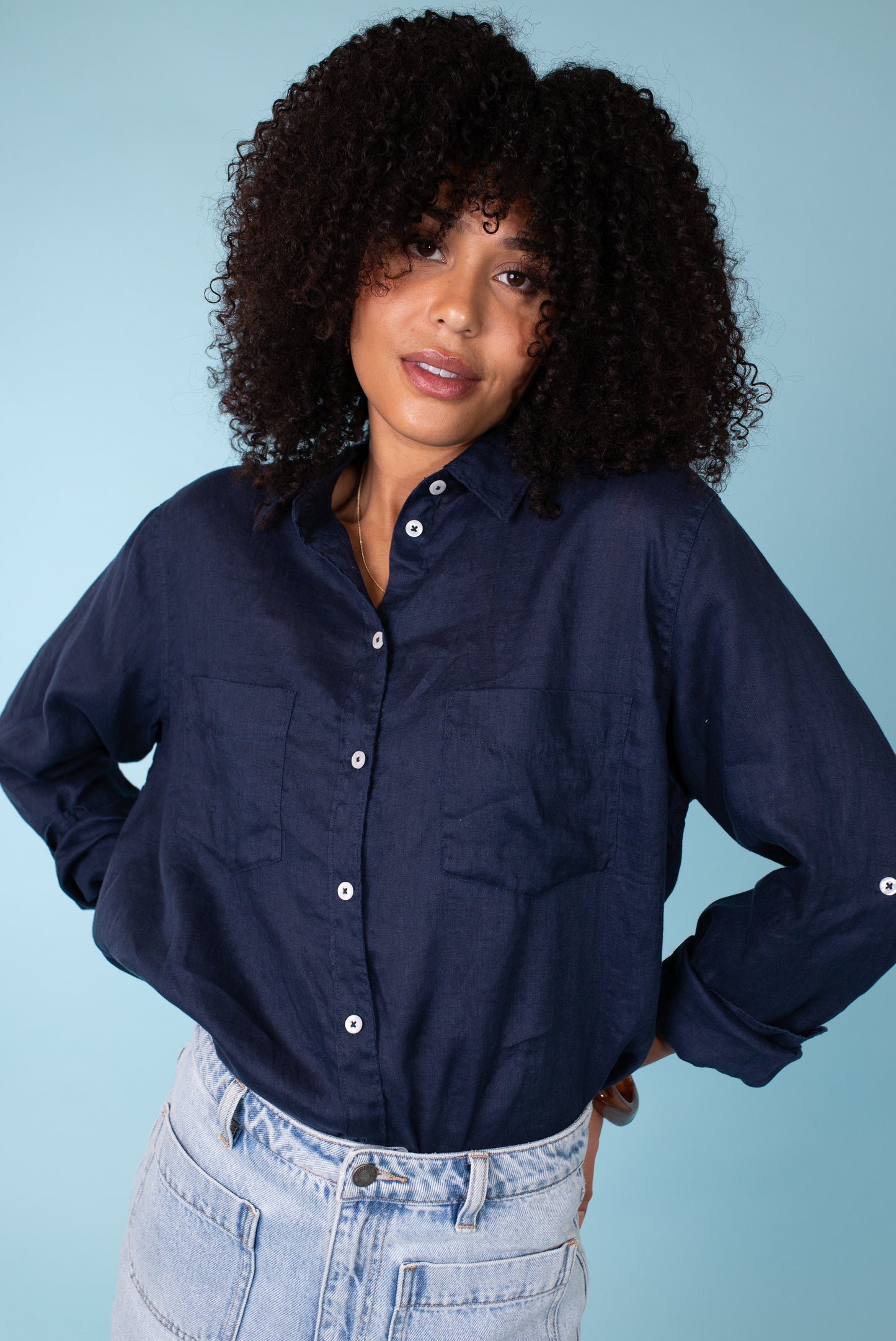 Hut - Boyfriend Shirt Forever Navy