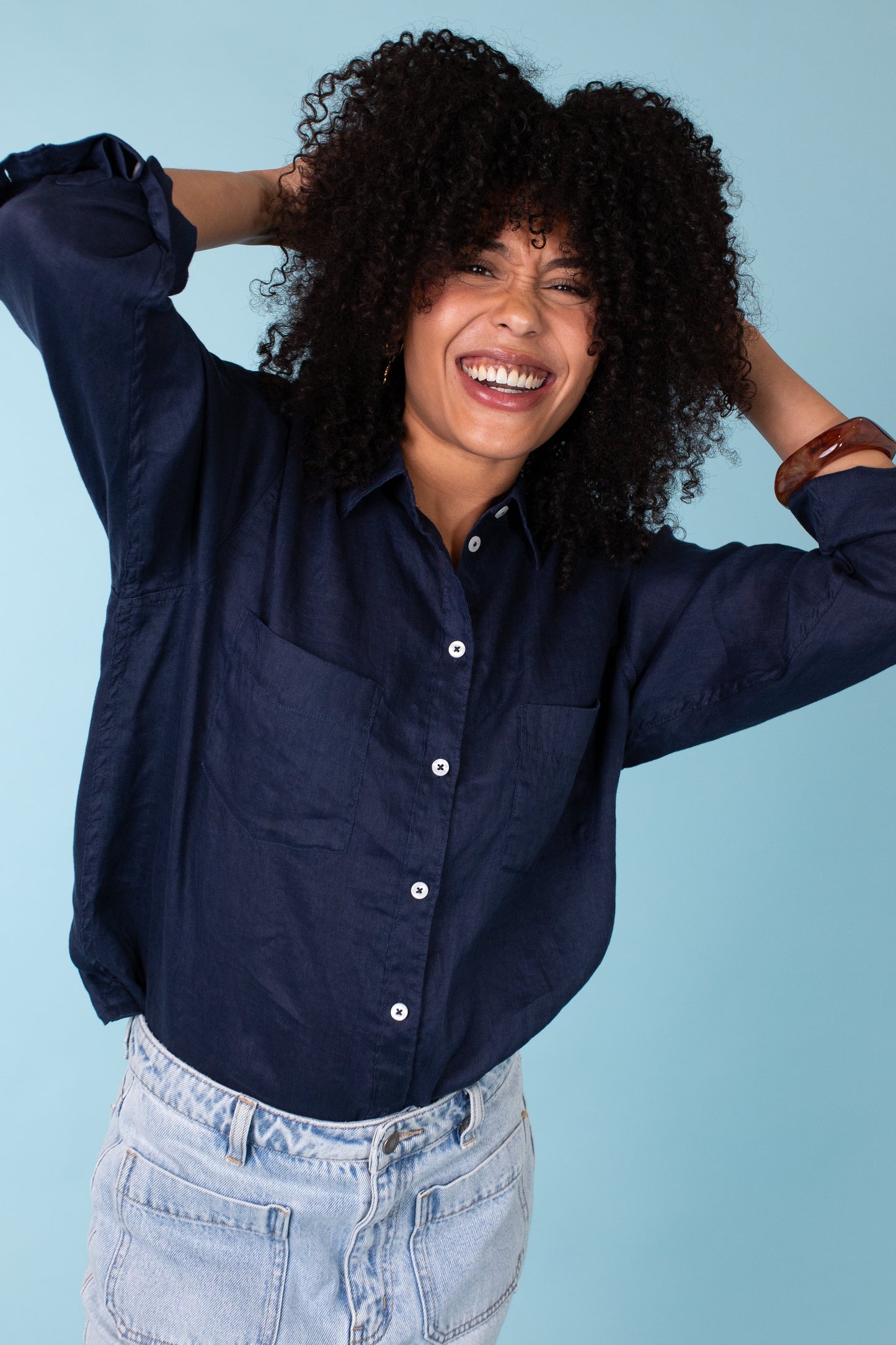 Hut - Boyfriend Shirt Forever Navy