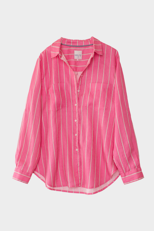 Hut - Boyfriend Shirt Pink Peppermint