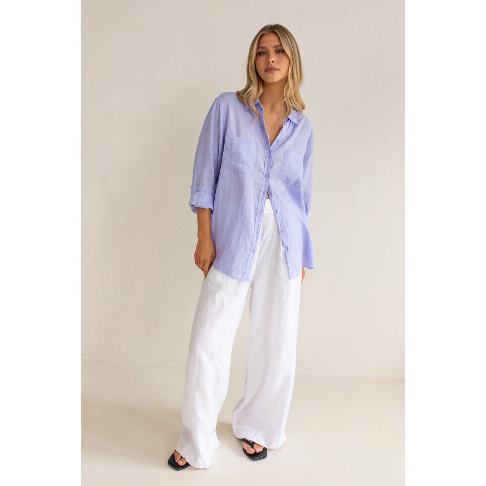 Hut - Boyfriend Shirt Soft Mauve