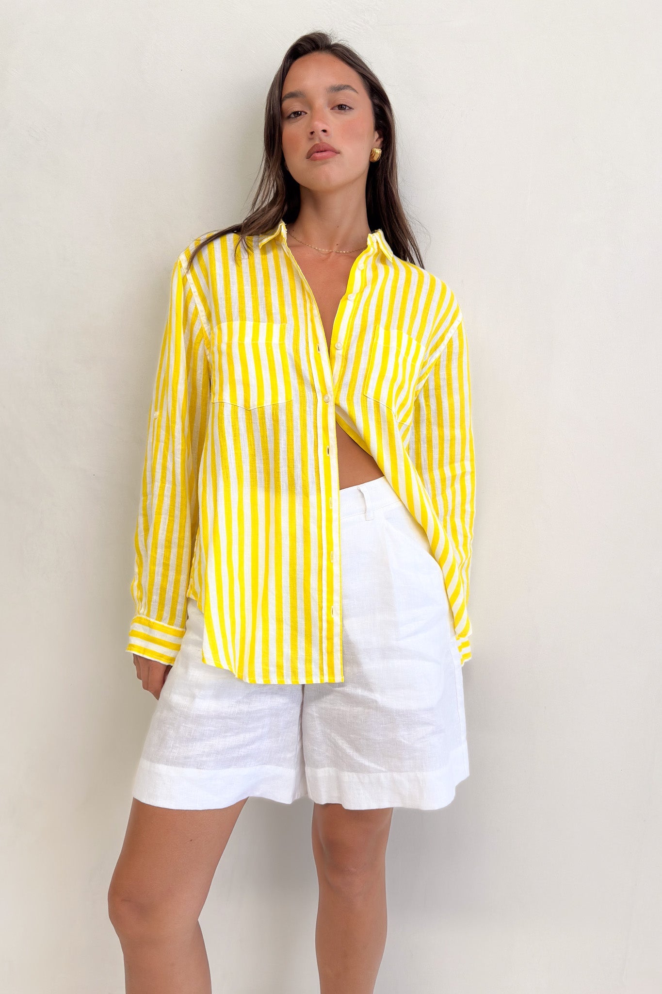 Hut - Boyfriend Shirt Sun Stripe