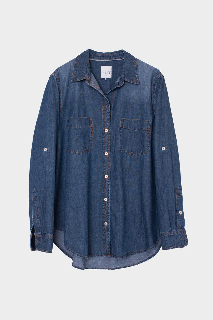 Hut - Denim Dark Wash Shirt