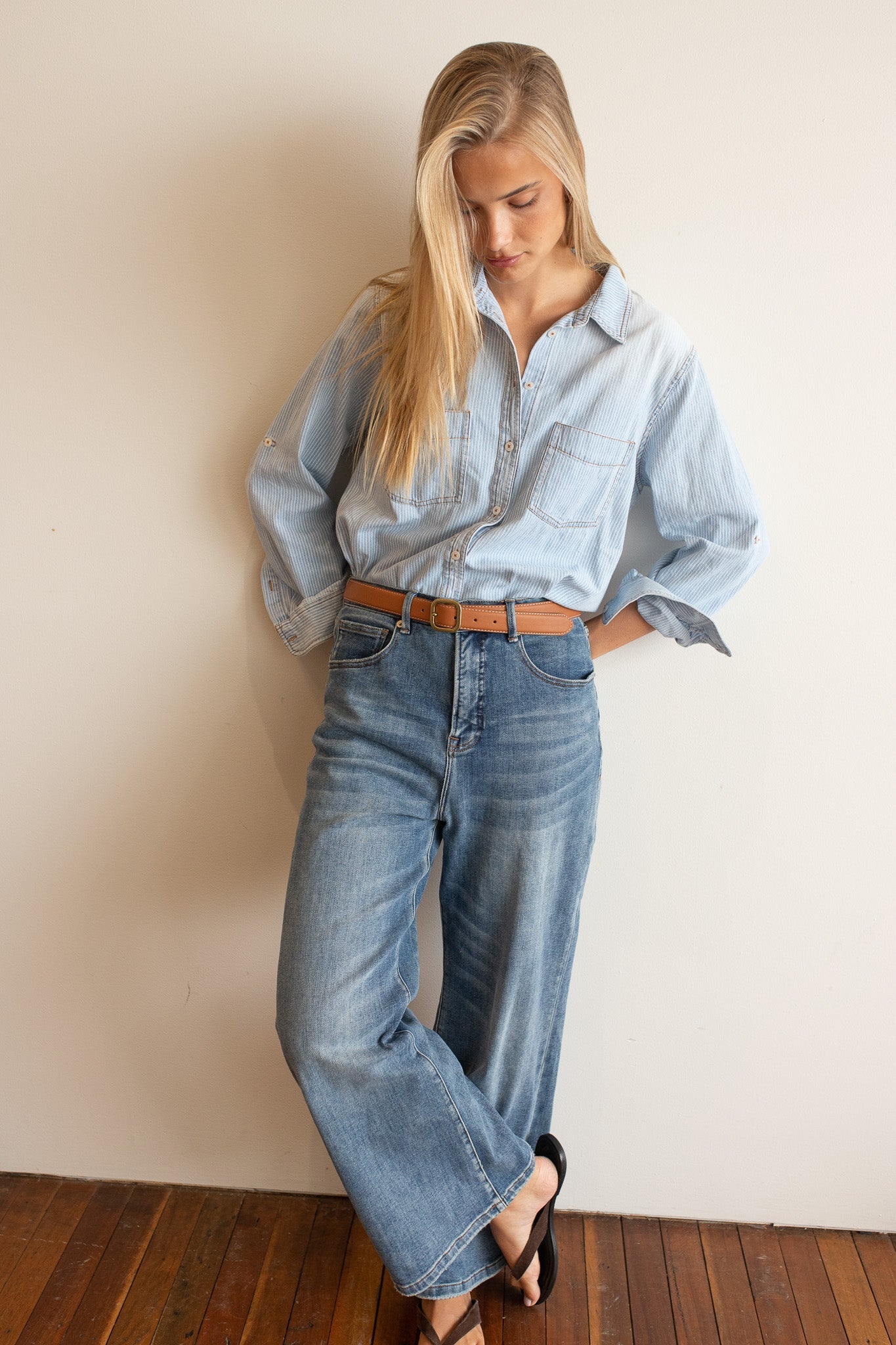 Hut - Denim Stripe Shirt